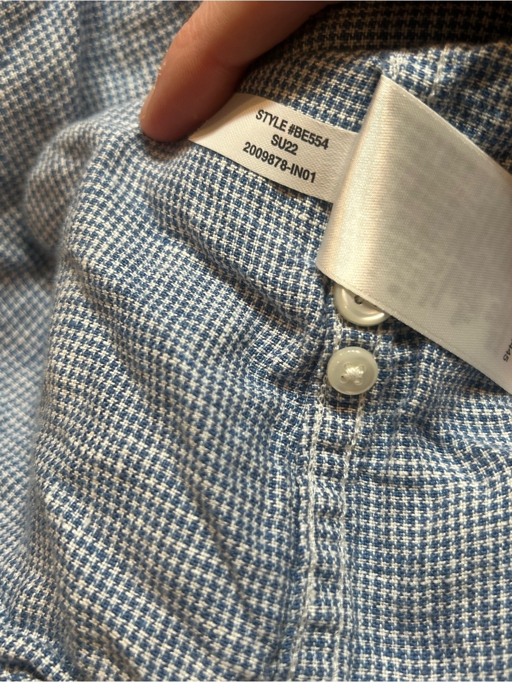 J. Crew Light Blue Irish Linen Button-Down Shirt